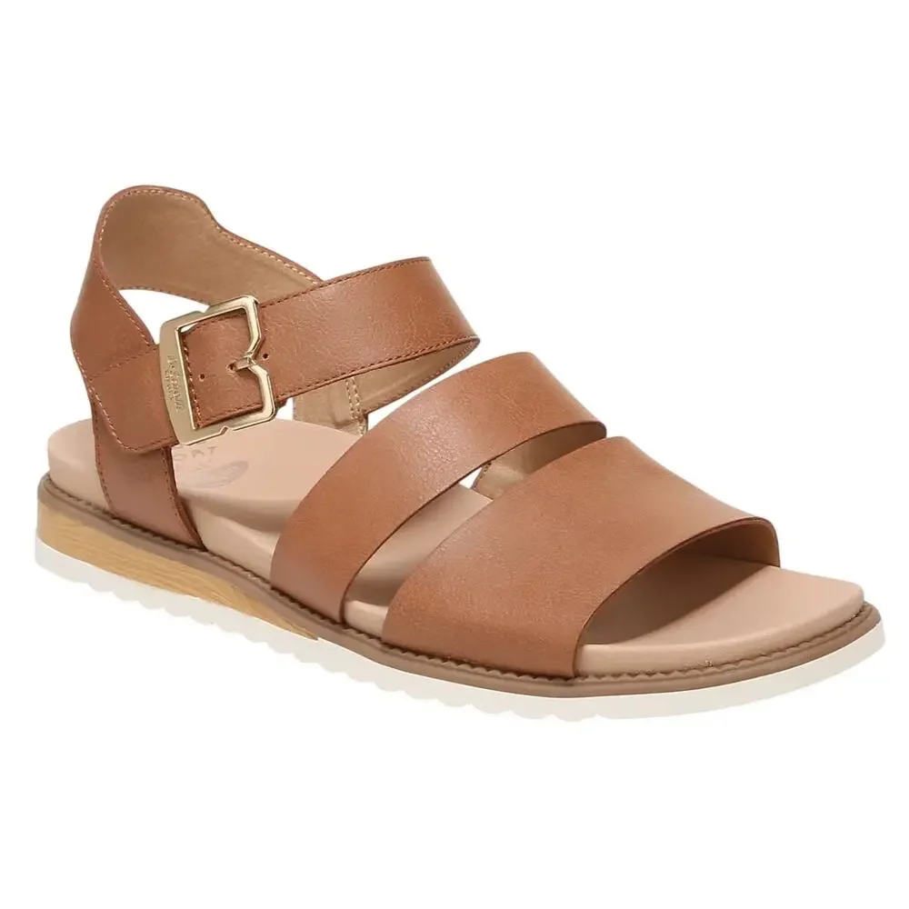 Dr. Scholl's Women's Island-Glow Strappy Sandals in Honey, Size 9